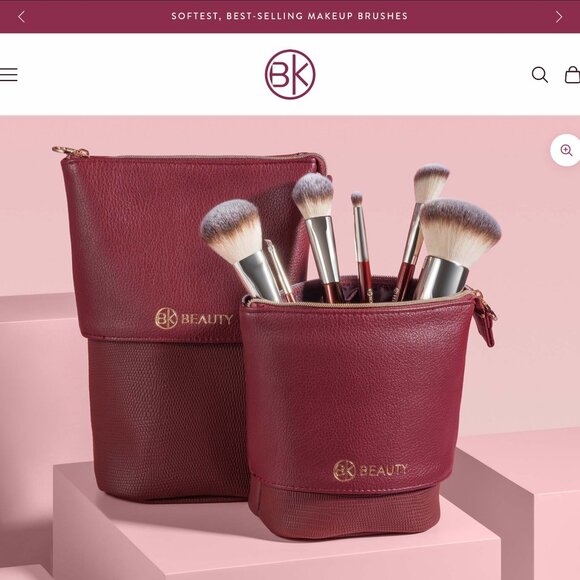 BK BEAUTY Cosmetics Travel Pouch (Brushes Not Included) - Picture 1 of 2
